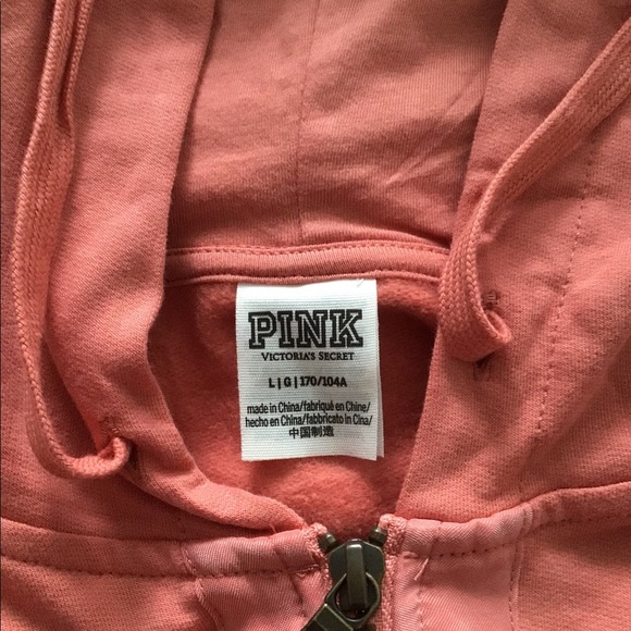 PINK Victoria’s Secret Sport Full Zip Jacket w/Hoodie - Picture 12 of 12